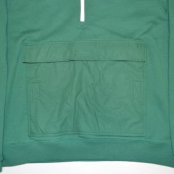 Tommy Hilfiger Men's Windward 1/4 Zip Hooded Green - Picture 3 of 7